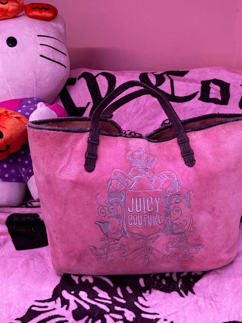 Y2K vintage pink Juicy Couture bag✨🧁